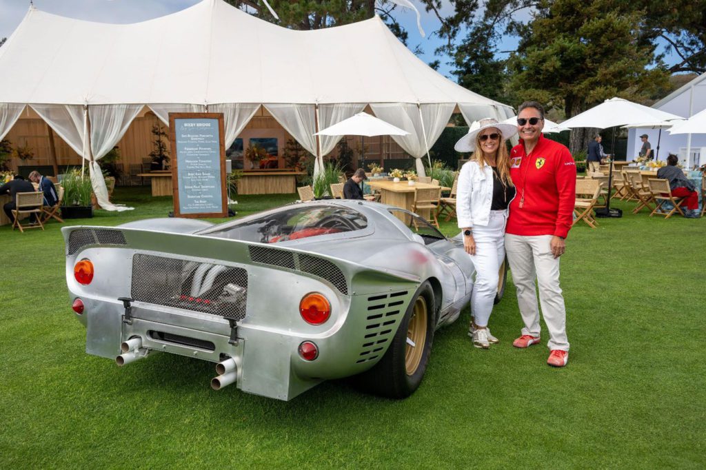 John and Debbie Nino with the 412 P at the Quail 2022