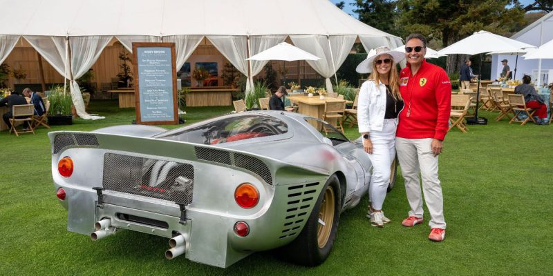 John and Debbie Nino with the 412 P at the Quail 2022